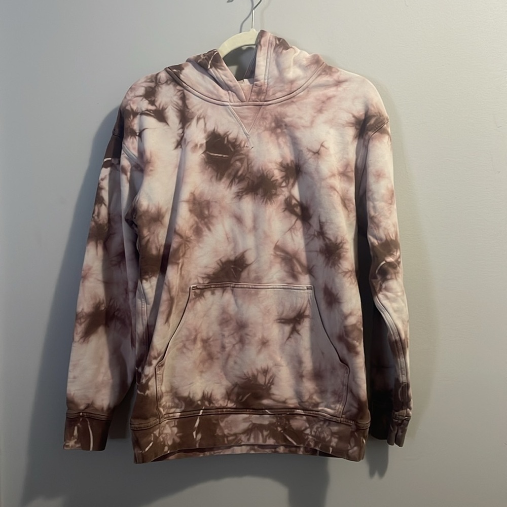 Lululemon All Yours Tie Dye Hoodie Fleece Sz 8 - Picture 2 of 8